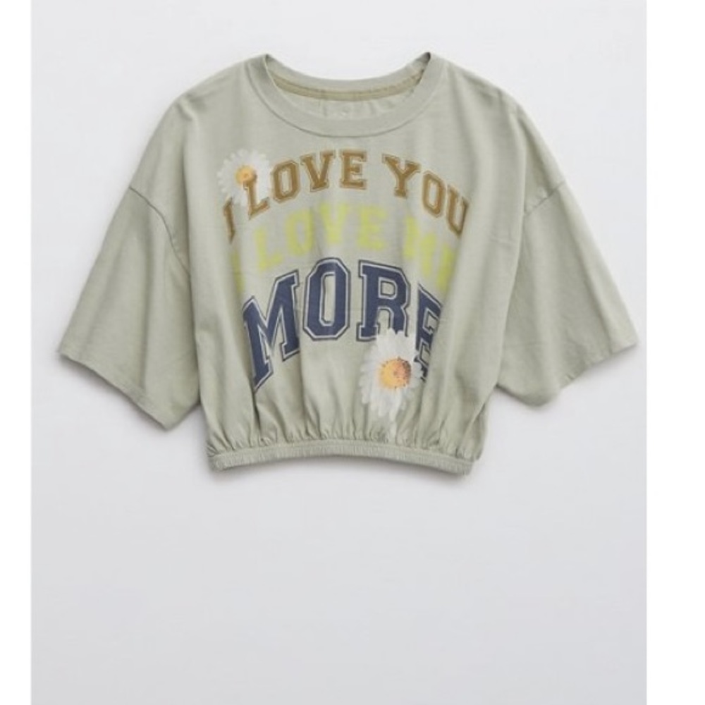 OFFLINE by Aerie New Spin Crop Tee